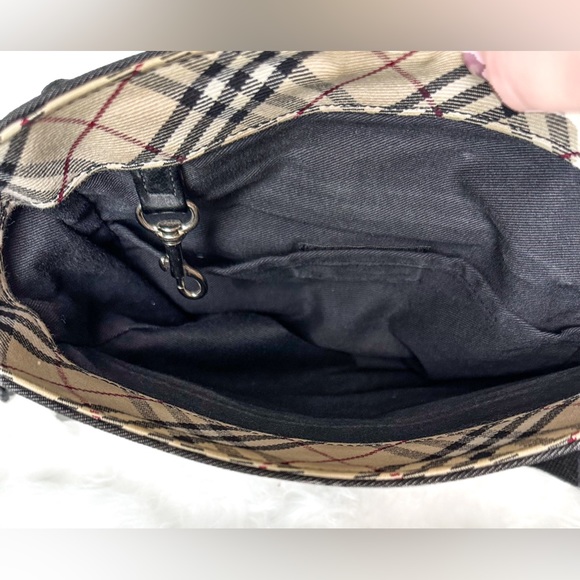 Burberry Nova Check & Denim Crossbody Bag EUC, includes Burberry Dust Bag - Picture 10 of 16